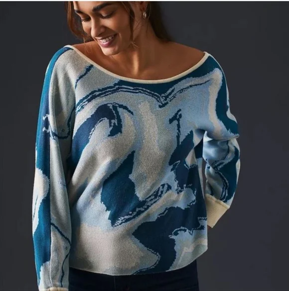 Daily Practice by Anthropologie Hazy Daze Sweater Size S - Picture 3 of 16